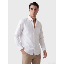 Lcw Vision Beyaz Regular Fit Oxford Erkek Gömlek