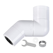 Suntek Mutfak Için 720d Tasarruf Evye Musluk Başlığı Su Beyaz