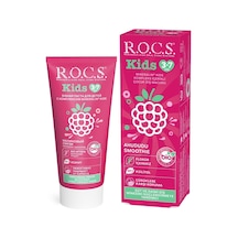 Rocs Kids 3-7 Yaş Ahududu Smoothie Florürsüz Diş Macunu 45 G
