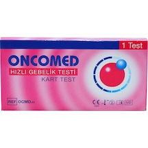 Oncomed Hızlı Gebelik Testi 1 Kart Test