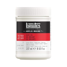5708 Professional Gloss Gel Medium, Akrilik Boyalar İçin, Akrilik Boyaların Parlaklığını, Parlaklığını Ve Şeffaflığını Artırır - 237ml Kap, Şeffaf