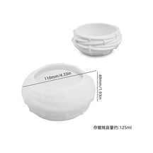Dekoratif Kuş Yuvası Silikon Kalıp Alçı, Taş Tozu, Beton Ve Çimento Uyumlu 110x49 Mm