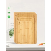 Rossel Premium 3'lü Bambu Kesim Panosu