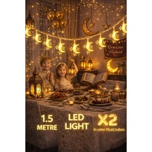 Pilli Led Işık, Şerit Led 1,5 Metre Sarı Işıklar Peri Işıkları Aydınlatmalı Şerit Led Led Işık Şerit Led Işık 3 Yıldız 1 Ay .