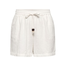 Only Onlswar Thyra Pull Up Shorts Wvn Kadın Beyaz Şort - 15378514