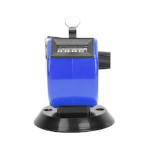 Yaozixa Berm Mekanik El Sayacı, 4 Basamaklı Abs Kasa, 9999'e Kadar Sayma Aralığı, Kanca Ve Tabanlı, Masaüstü/kollektif Toplamlar İçin Mavi