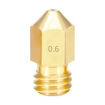 Koodmax 3 Adet 3d Yazıcı Printer Mk8 Extruder 1.75mm / 0.6mm Baskı Kafası Pirinç Nozzle