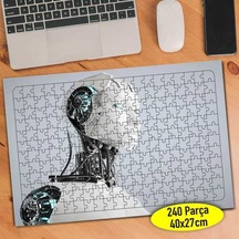 Yapay Zeka Robotlar Teknoloji 240 Parça Puzzle Yapboz-45408385