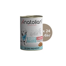Anatolian Premium Kuzulu Parça Etli Yavru Köpek Konservesi 24 X 400 G