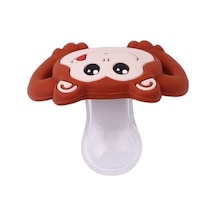 Flybuy Bosphorusboutique Şeffaf Silikon Hayvan Emzikleri, Komik Nipeller, Diş Ağrısı, Bebek Emzikleri, 100% Abs, Pratik, Bebekler İçin Şeffaf