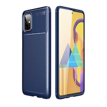 Samsung Galaxy M51 Kilif Silikon Karbon Fit Neg 532314817