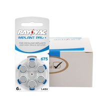 Rayovac 675 Numara Implant İşitme Cihazı Pili 6 x 10'lu