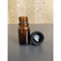 10ml Kahvrengi Şişe, İçten Damlalıklı Kapak, 24 Adet Siyah Damlatmalı Kapak, Esans Şişesi, Boş Şişe, Aroma Şişesi Diğer