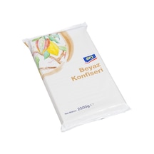 Aro Konfiseri 2,5 Kg Beyaz - Pastacılık Ve Dekor İçin Pratik Çikolata 2'li Ekonomik Paket Avantaj Pa