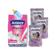 Amore Lifeguard Yavru Kedi Süt Tozu 240 G + Biberon + Punch 3'lü
