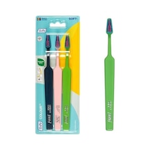 Select Soft 3&apos Lü Yumuşak Diş Fırçası Açık Ahşap