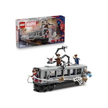 LEGO® ǀ Marvel Örümcek Adam ile Doktor Oktopus Metro Sahnesi 76321 - 9 Yaş ve Üzeri Çocuklar için Yaratıcı Oyuncak Yapım Seti (393 Parça)