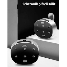 Shopytech Akıllı Şifreli Dolap Çekmece Kilidi Dokunmatik Sayısal Tuş Takımı, Anahtarsız Elektronik K