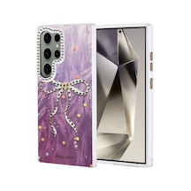 Samsung Samsung Uyumlu Galaxy S24 Ultra Kılıf Blade Aynalı Desenli Kapak - Desen 1