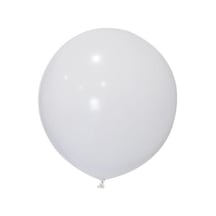 BALON JUMBO DÜZ 24 İNC BEYAZ PK:3