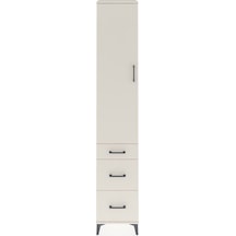 Hyperion Dolap 4 Raflı 3 Çekmeceli Tek Kapaklı 44x44x243 Aytaşı-aytaşı Aytası