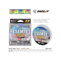 Wily Esenti 8 Kat İp Misina 150 Mt Multi Color 0,23