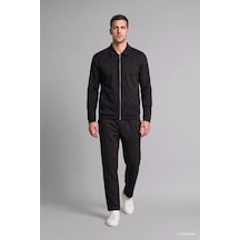 Defacto Relaxed Fit Cepli Düz Paça Uzun Boy Eşofman Altı H9524ax26wnbk81 Siyah-bk81