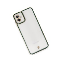 Samsung Galaxy  Uyumlu,  A04 Kılıf Liva Lens Silikon - Yeşil