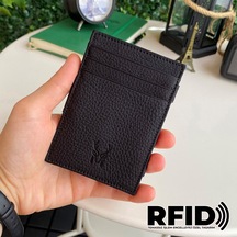 Modica Lotus - Hakiki Deri RFID Korumalı Sihirbaz Cüzdan