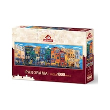 Art Puzzle Renkli Kasaba 1000 Parça Panorama Puzzle