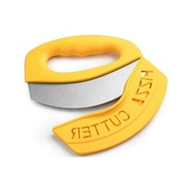 Primepickings 2 Adet Paslanmaz Çelik Pizza Kesme Bıçağı, Halkalı Çok İşlevli Pişirme Aracı Diğer