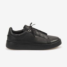 Kemal Tanca Erkek Eva Taban Hakiki Deri Casual Spor & Sneaker Ayakkabı 4444 Siyah