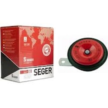 Seger 24 Volt 335 Hz Kalın Ses Didit Korna Kırmızı Küçük Kafa