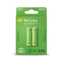 Gp Aa 2600 Mah Şarjlı Kalem Pil 2'li Paket Gp270aahcemtr 2gb