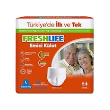 Freshlife Emici Külot 14 Lü Büyük Boy Large Bel Ölçüsü 100-150 Cm 8'li Paket
