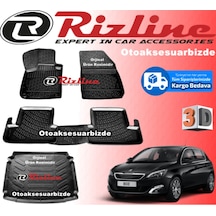 Peugeot 308 3D Paspas + Bagaj Havuzu Hb 2014-2020 Arası Rizline