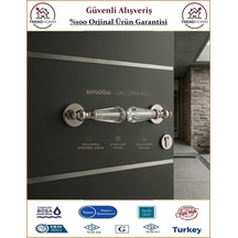 Sofuoğlu Elmas Çekme Kapı Kolu - Sürgülü Kapı Kolu - Çelik Kapı Çekme Kol - 20cm