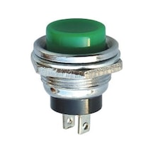 Ic-180 Buton 16Mm Metal Gövdeli Yeşil