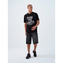 Skater Fit Erkek Şort Lacivert