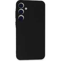 Ilkeshop Newface Samsung Galaxy Uyumlu A55 5g Kılıf Nano İçi Kadife Silikon - Siyah Sıyah