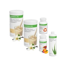 Herbalife Shake Vanilya 2 Çay Şeftali - Aloe Vera Thermo Complete
