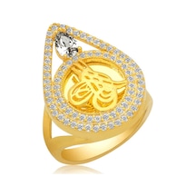 Stillove Gümüş Gold Tuğralı Kadın  Yüzük