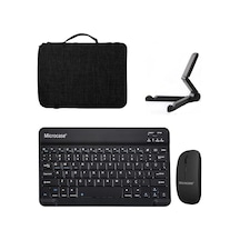 Apple Uyumlu iPad  Air 11 2024 Çanta+tr Bt Klavye+mouse+stand-al8126