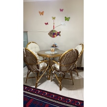 Şirin 4'lü Yemek Takımı Açık Kahverengi