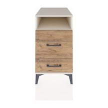 Kronos Komodin Tek Raflı 2 Çekmeceli 44x59x80 Aytaşı-çam Aytaşı