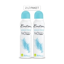 Emotion Ocean Fresh Kadın Deodorant 150 ml 2'li Paket