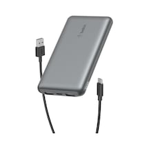 10000mah Powerbank, 1 Usb-c Portu Ve 2 Usb-a Portu Bulunan 10k Usb-c Taşınabilir Şarj Cihazı, İphone, Samsung Galaxy, Airpods, İpad İçin 15w'a Kadar Şarj Sağlayan Pil Takımı - Uzay Grisi