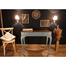 Wooding 100 Cm Çekmeceli Masif Gri Ceviz Dresuar (548587821) Gri