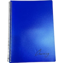 Tokaç A4 Pp Kapak Spiralli 120 Yaprak Defter Kareli Tok-220-lacivert