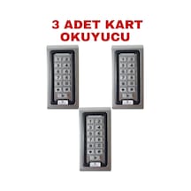 Sr-200 Mf Mifare Kartlı Ve Şifreli Geçiş Sistemi Metal Kasa Rfıd Kart Okuyucu 13.56 Mhz 3 Adet